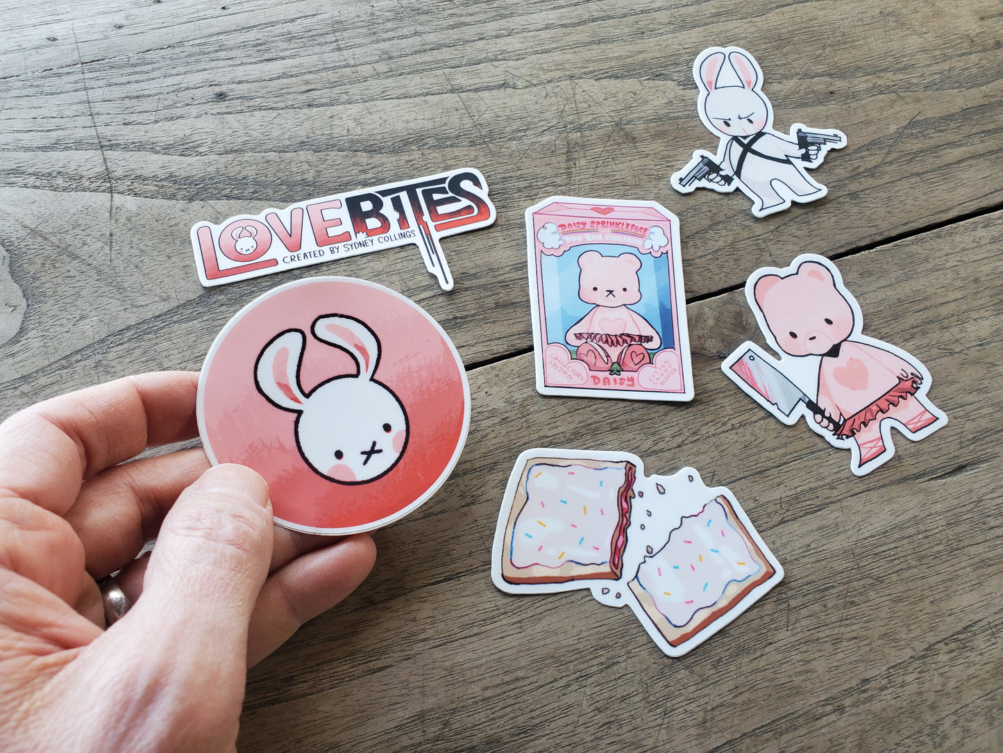 LOVEBITES Round Logo Sticker