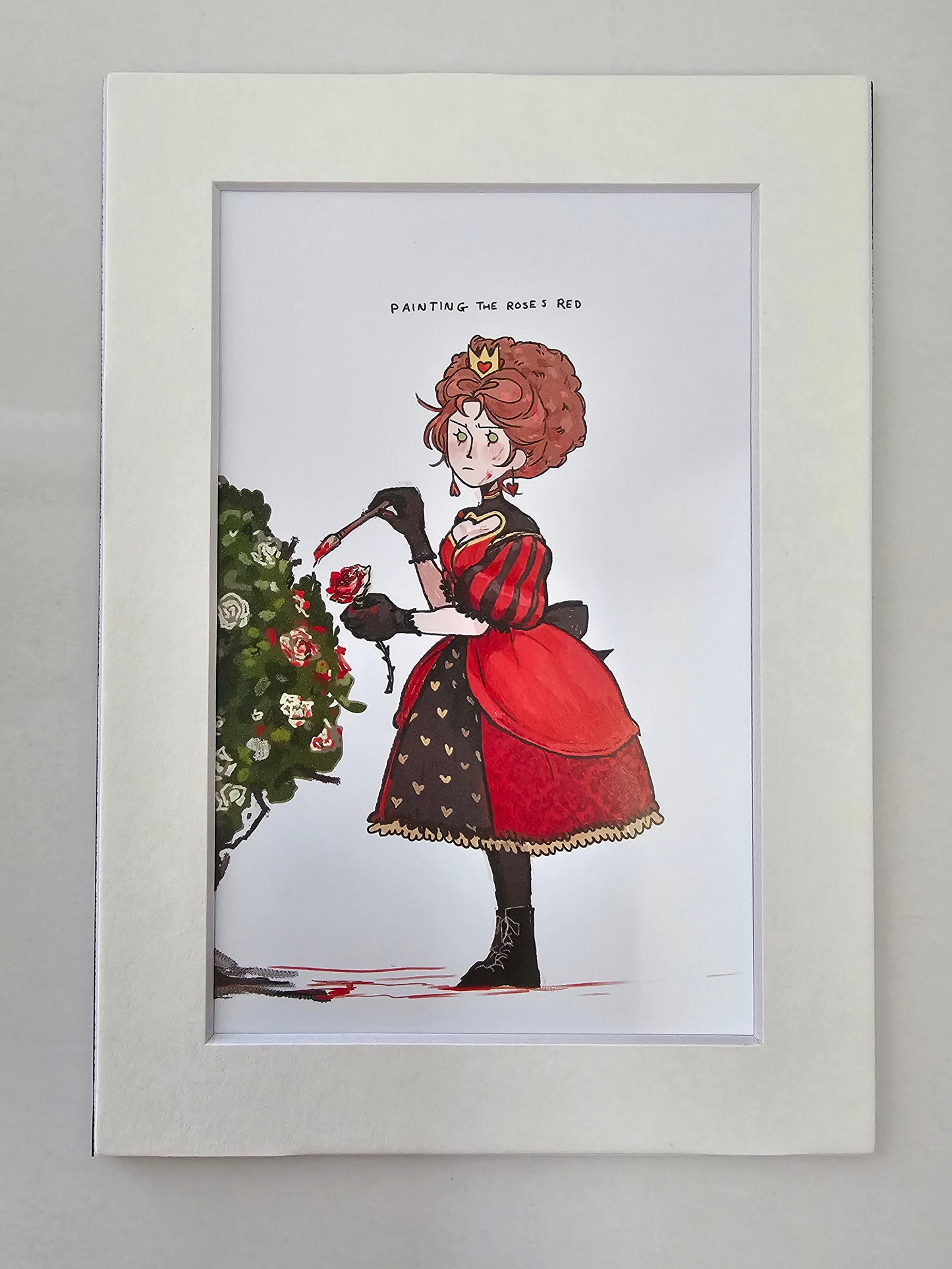 Painting the Roses Red 5x7 Print