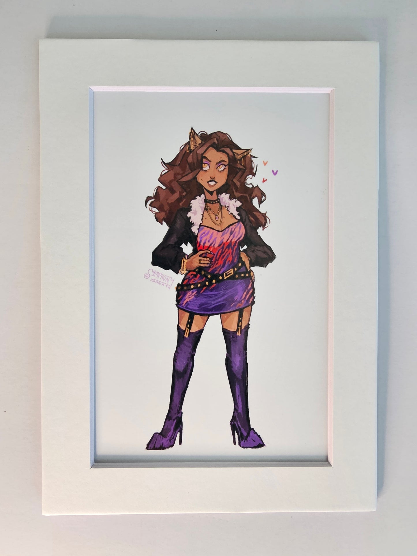 Clawdeen 5x7 Fan Art