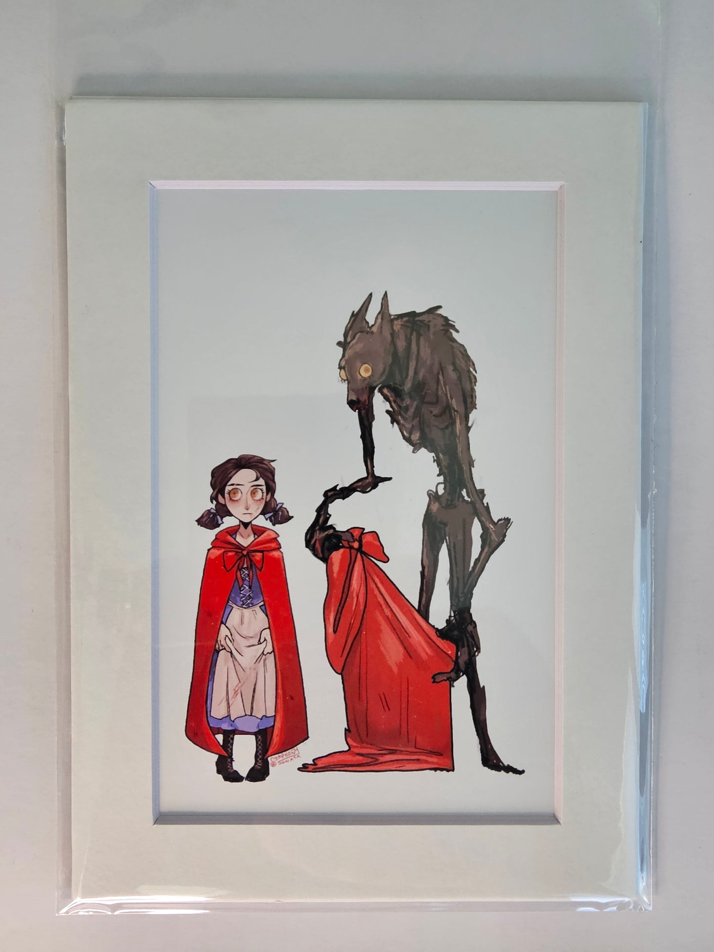 Little Red 5x7 Custom Print