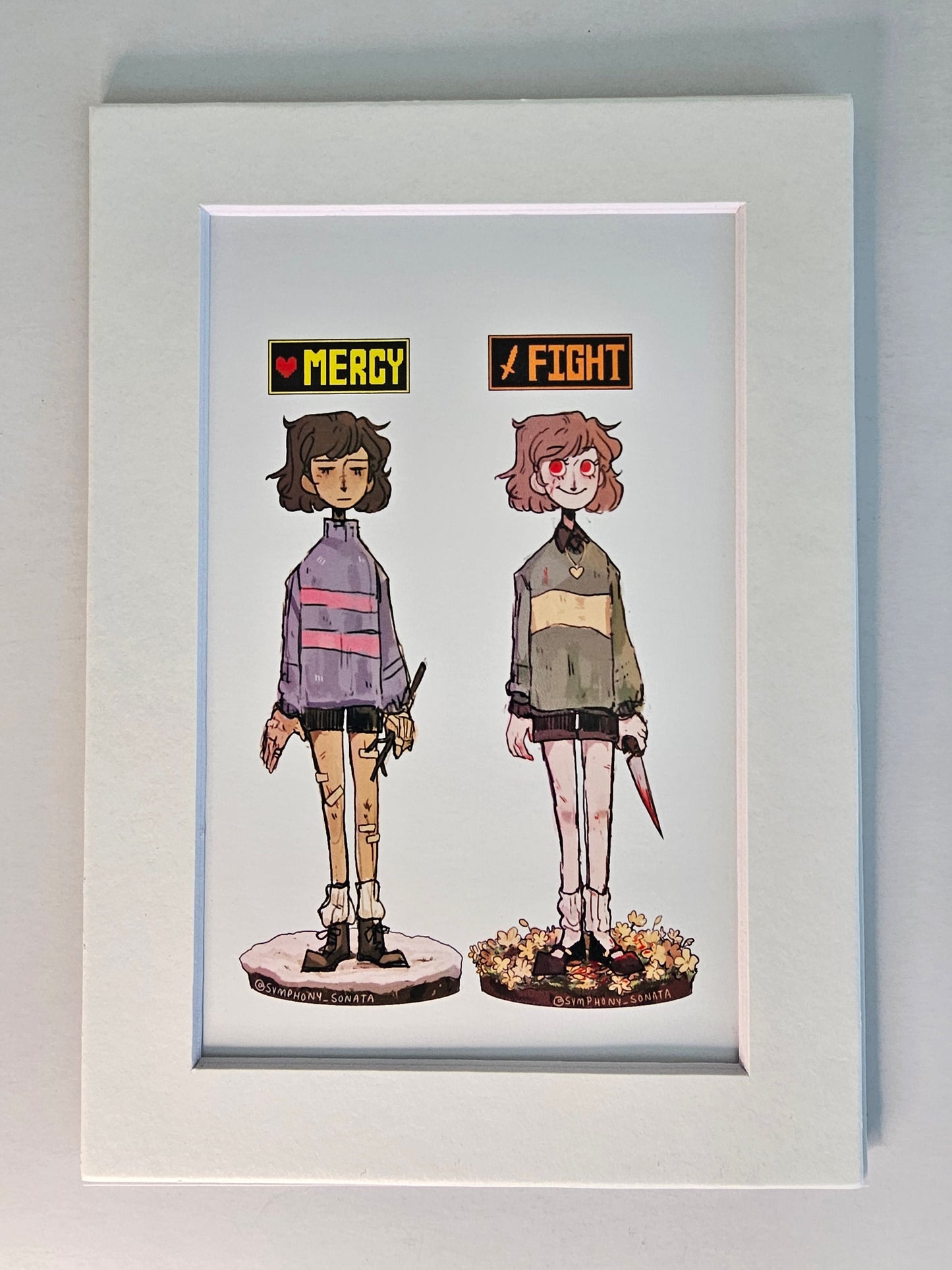 MERCY / FIGHT 5x7 Fan Art