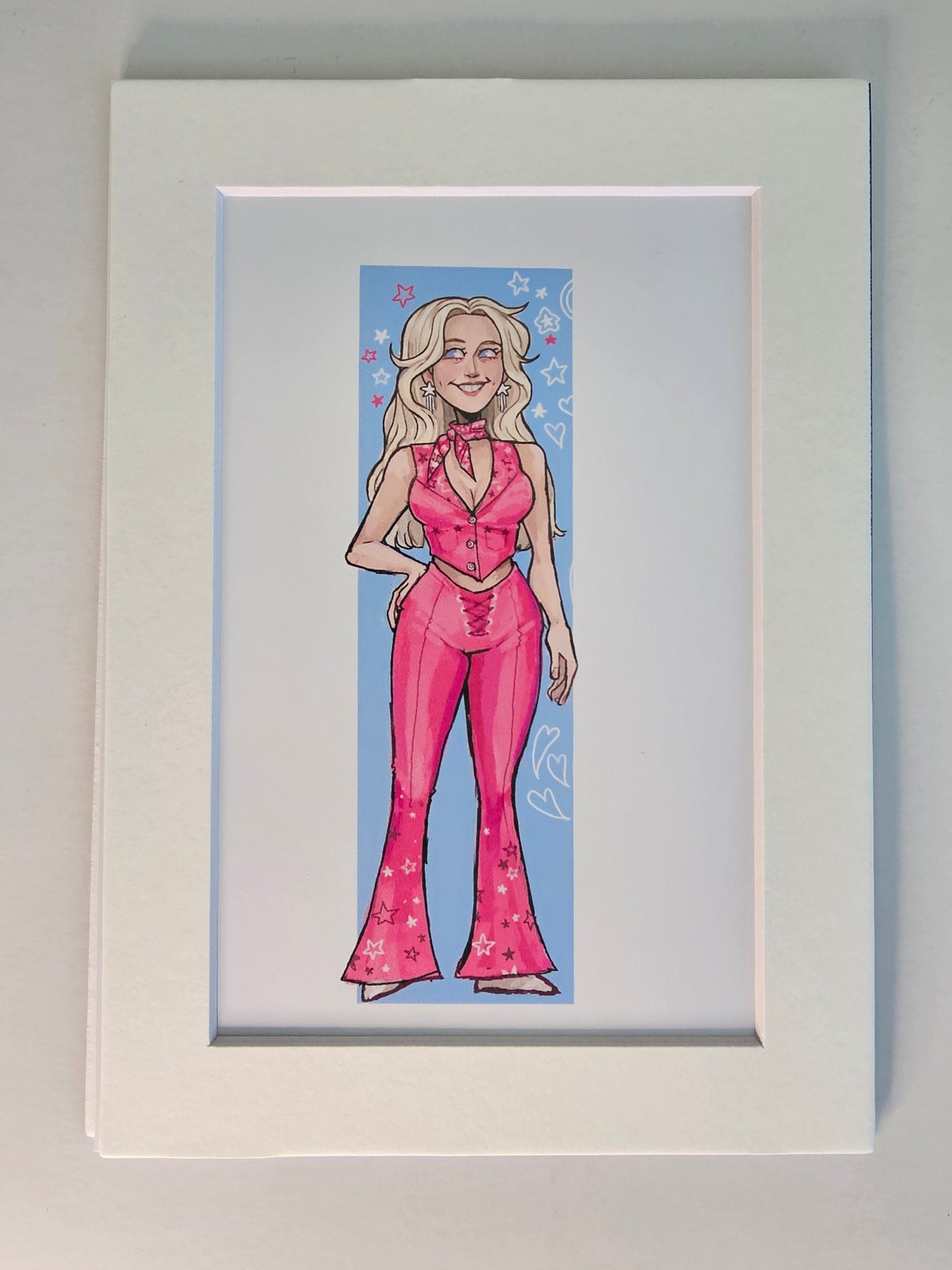 Cowgirl Barbie 5x7 Fan Art