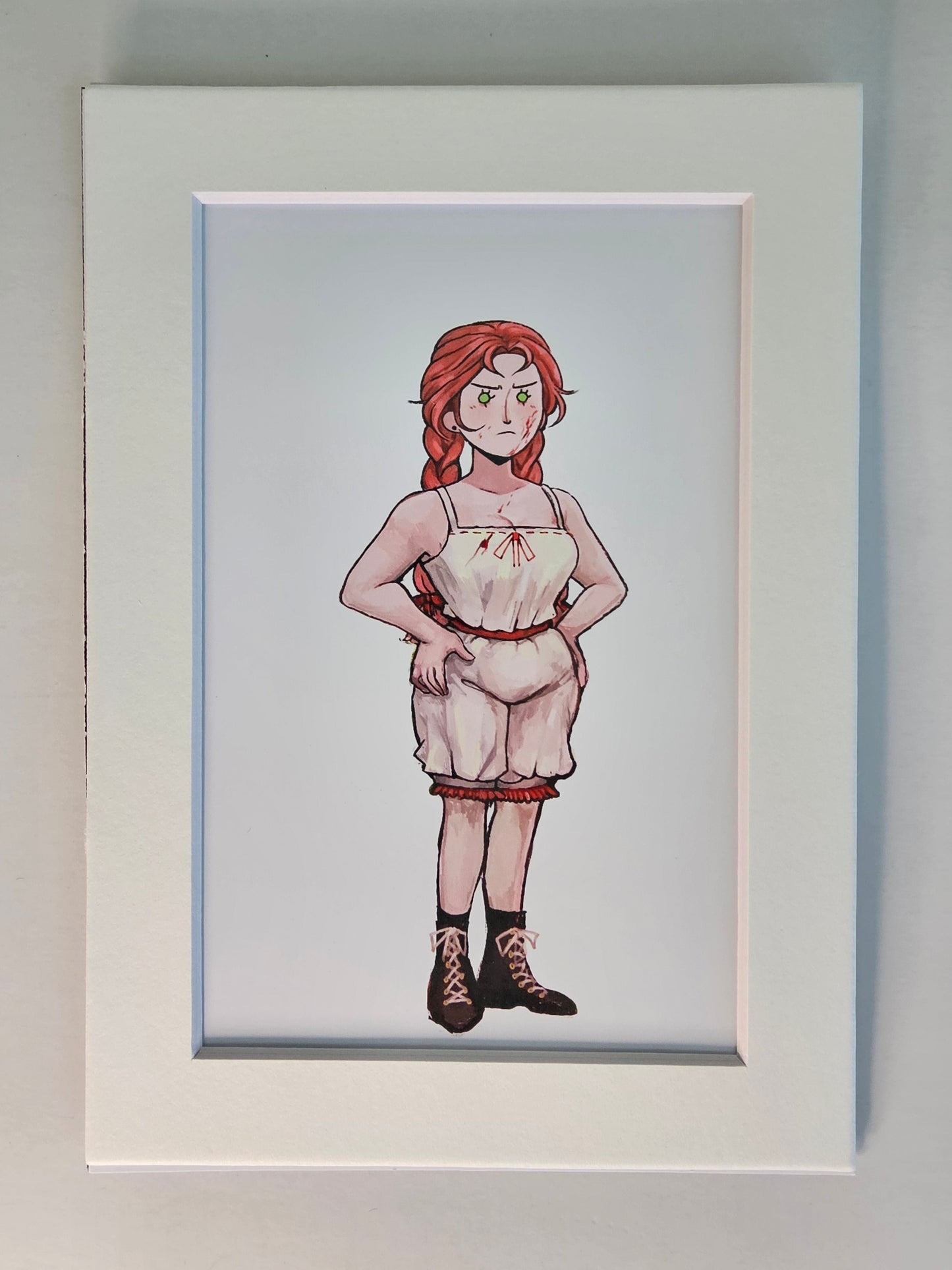 Cordelia braids 5x7 Print
