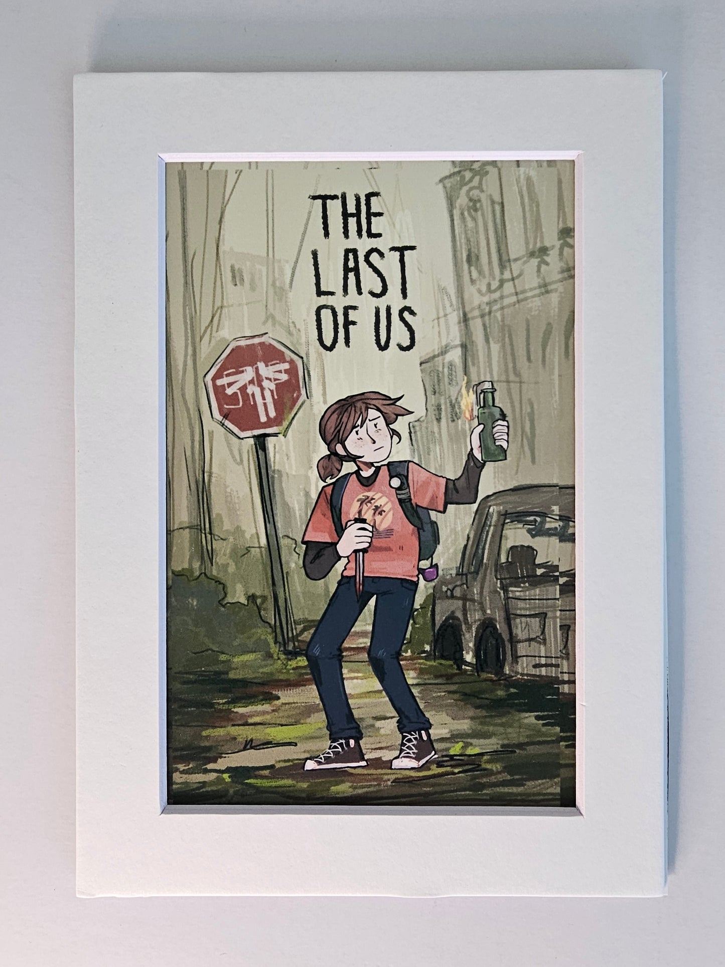 THE LAST OF US - Ellie Molotov 5x7 Fan Art