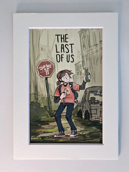 THE LAST OF US - Ellie Molotov 5x7 Fan Art