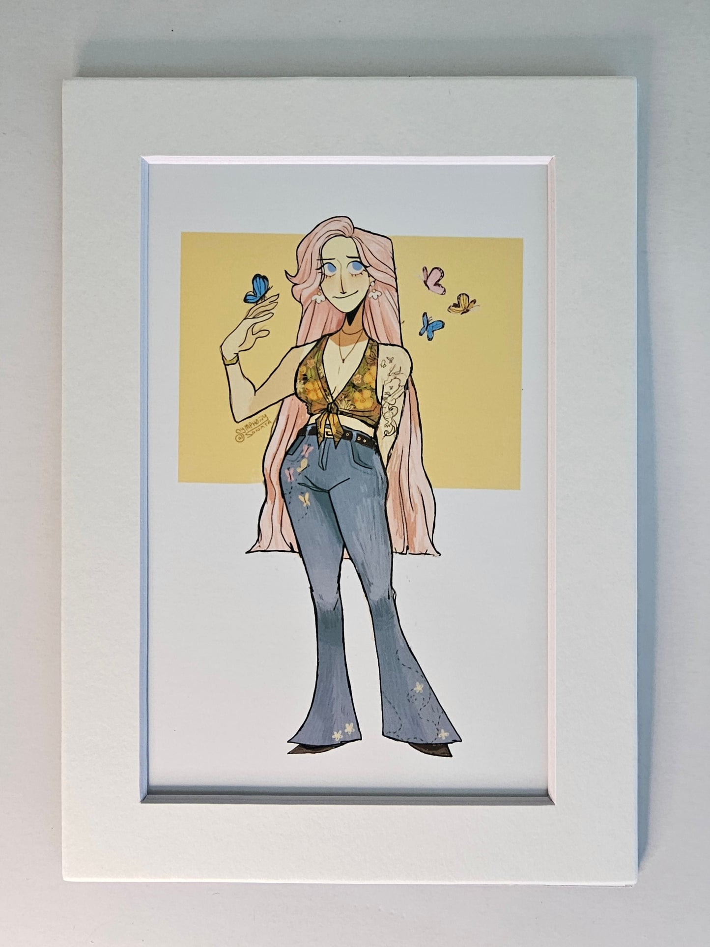 Fluttershy, 1970s 5x7 Print