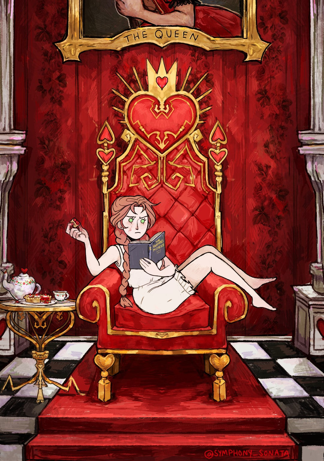 Cordelia on the Throne 8x10 print
