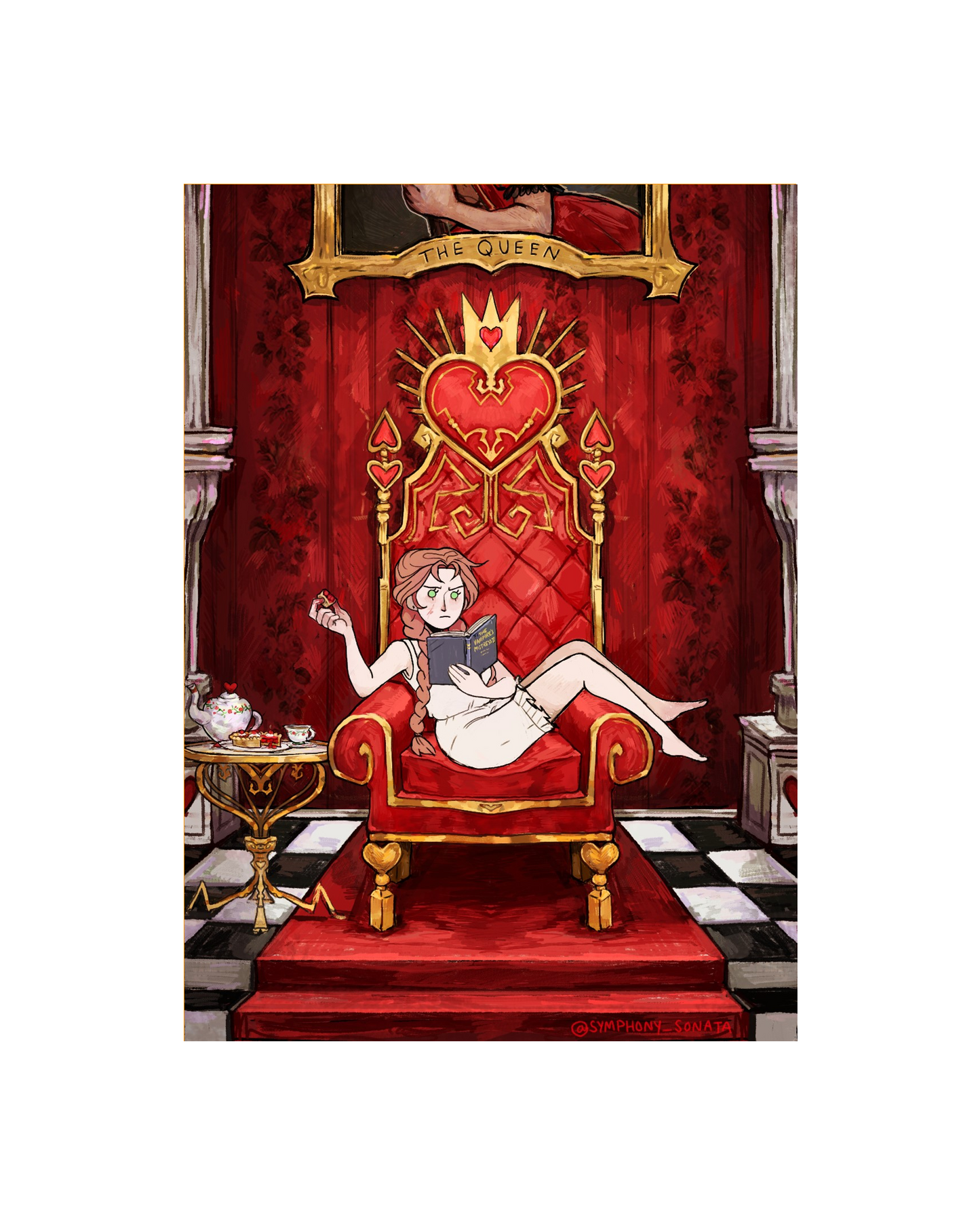 Cordelia on the Throne 8x10 print