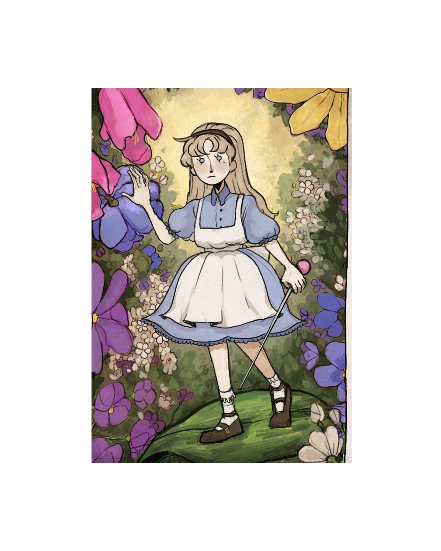 Alice Tarot Card 8x10 print