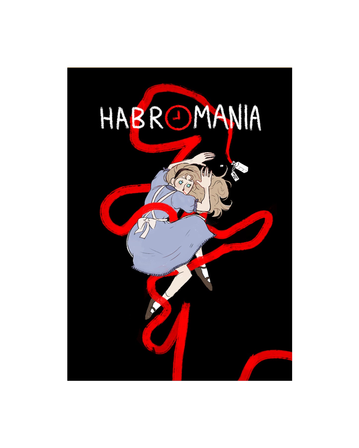 HABROMANIA Horror Poster 8x10 print