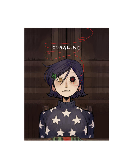 WE SEE YOU, CORALINE 8 x 10 fan art