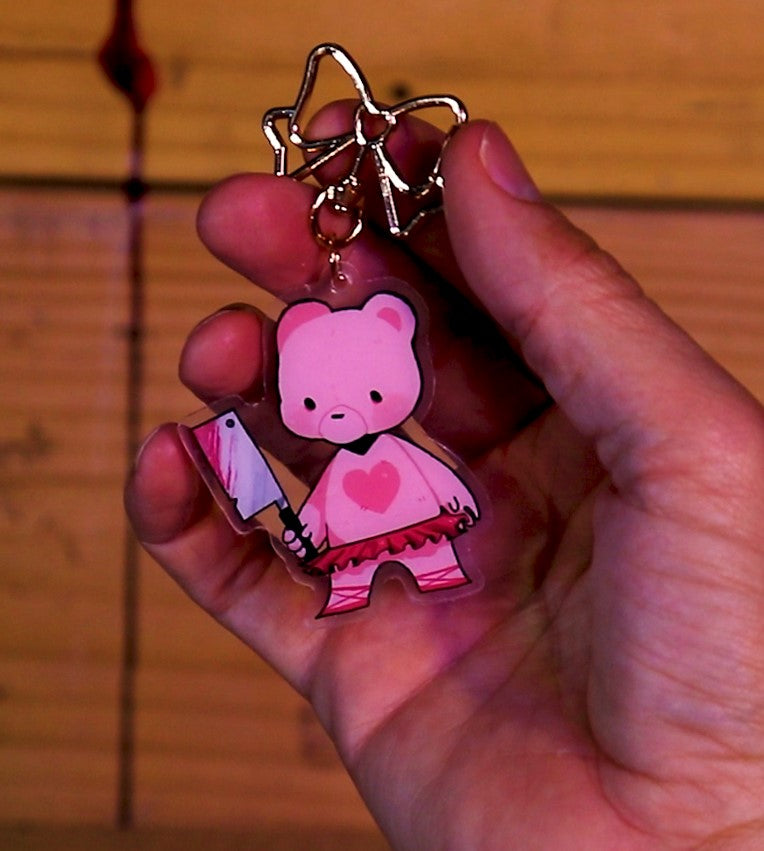 Daisy Sprinkle Face Keychain