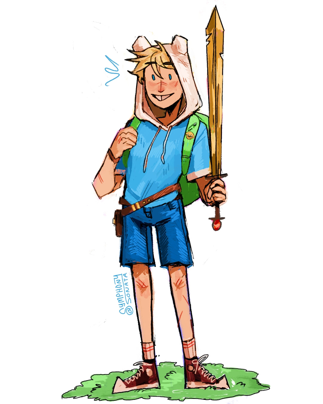 Finn the Human 5x7 Fan Art