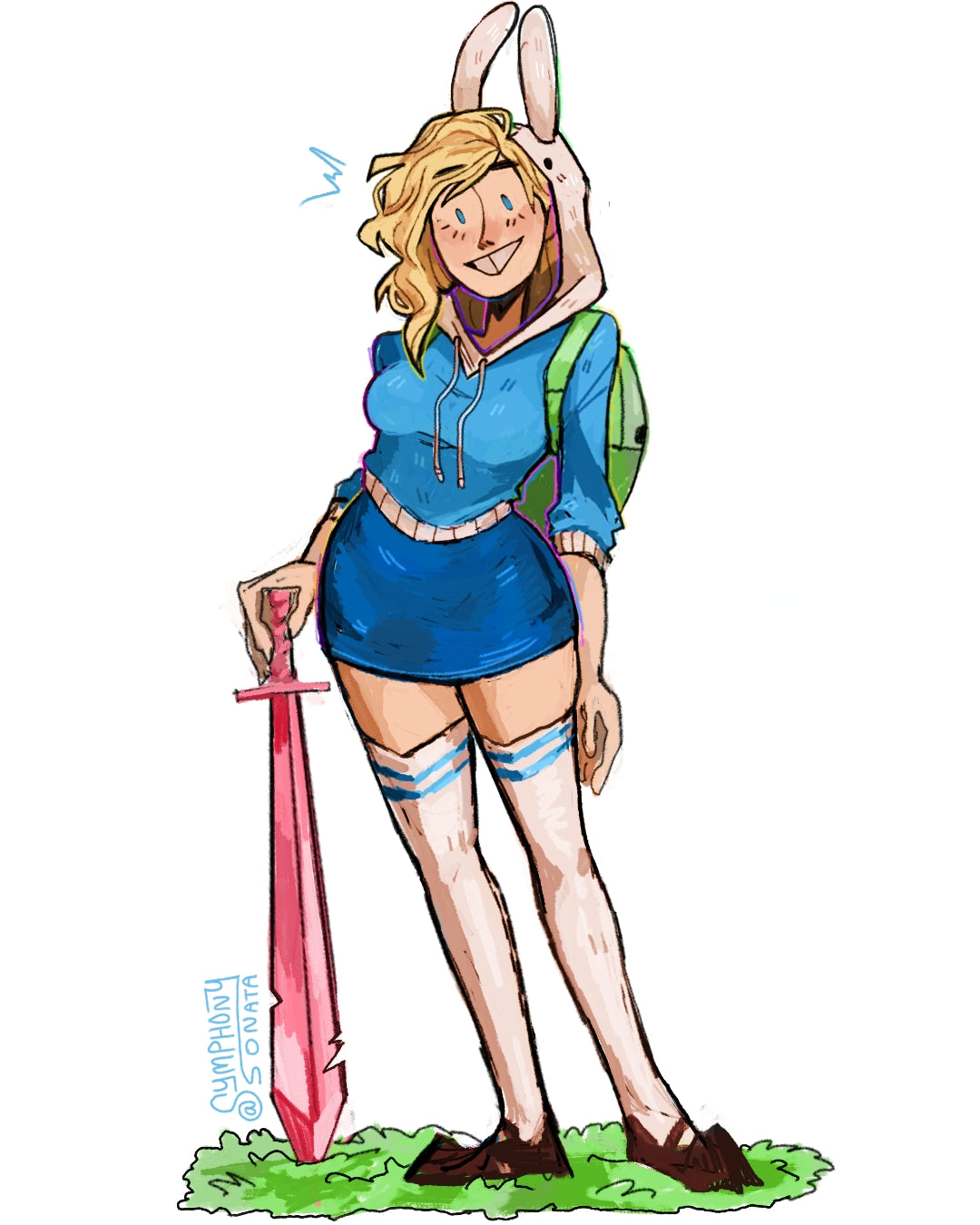 Fionna the Human 5x7 Fanart