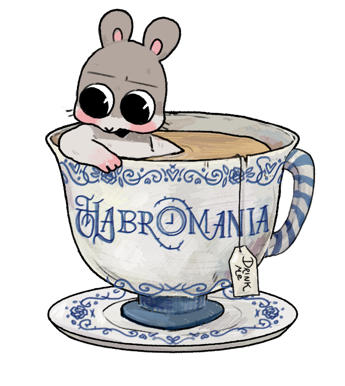 Dormouse Teacup Sticker