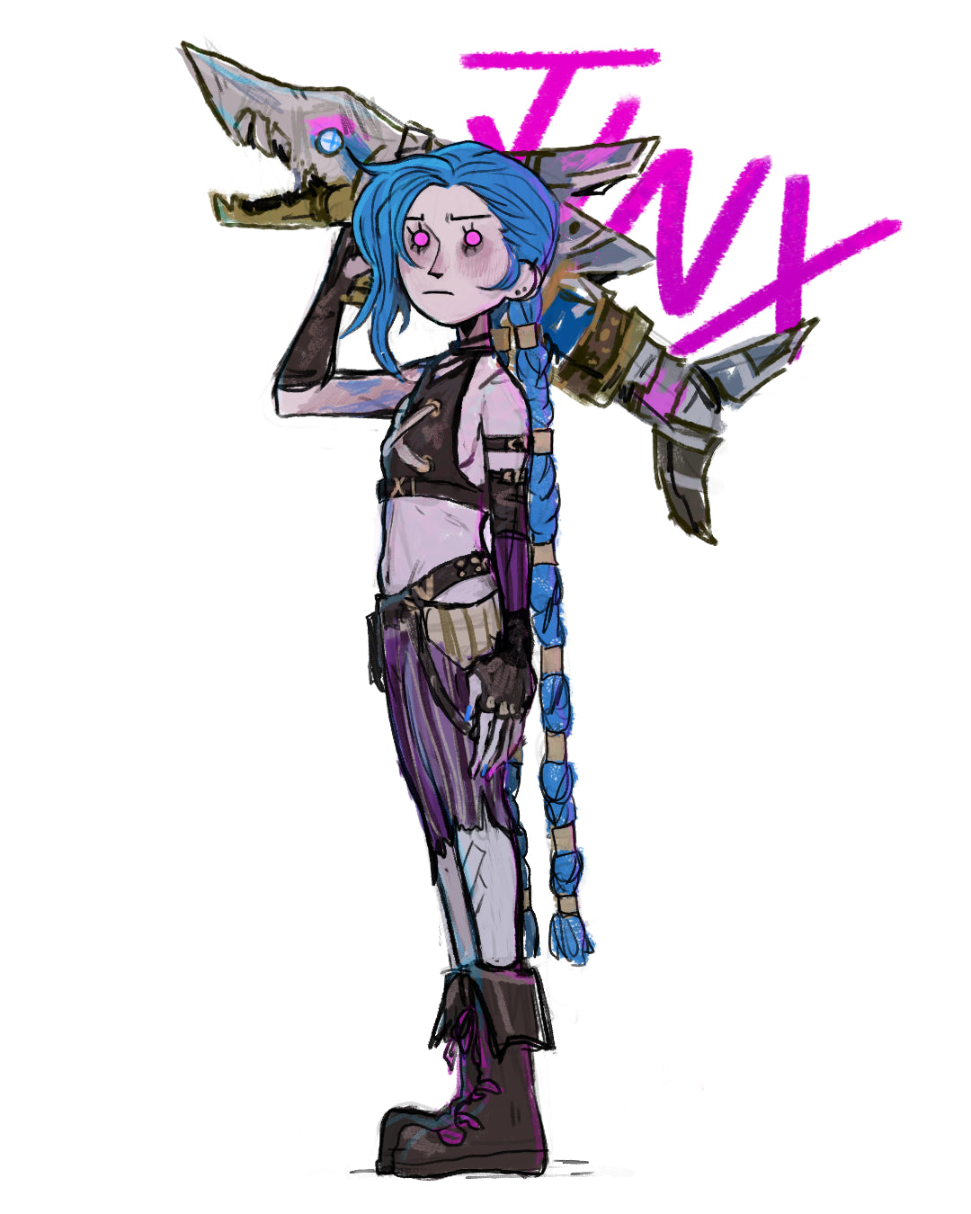 JINX 5x7 Fan Art