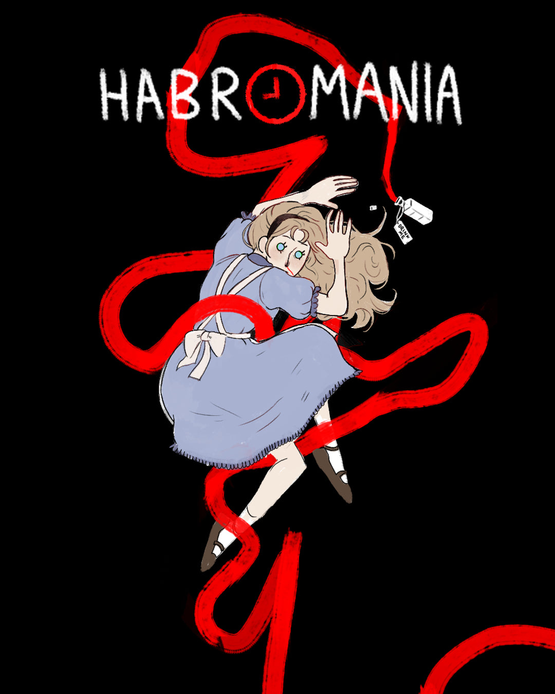 HABROMANIA Horror Poster 8x10 print