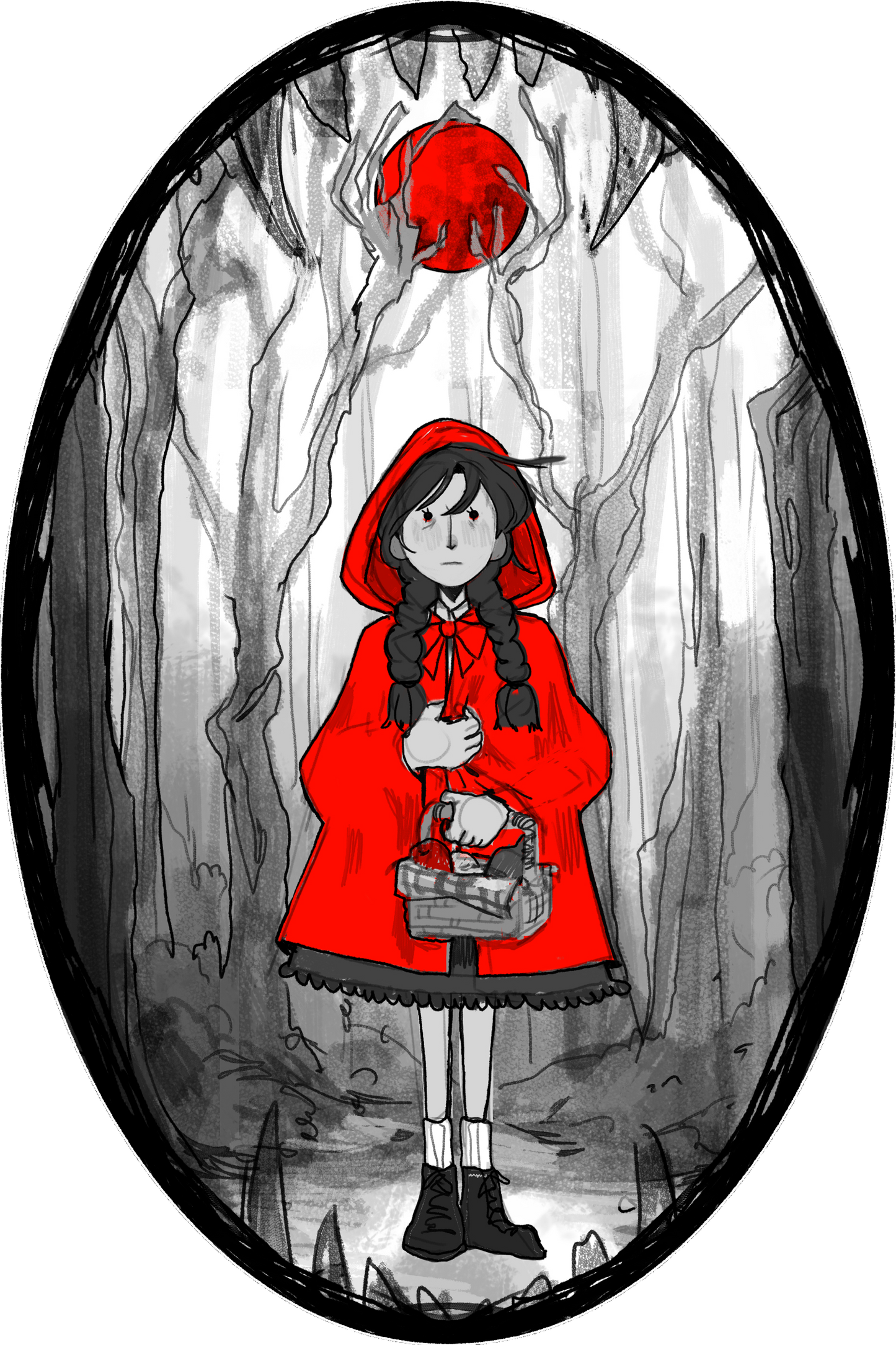Little Red Riding Hood Sticker
