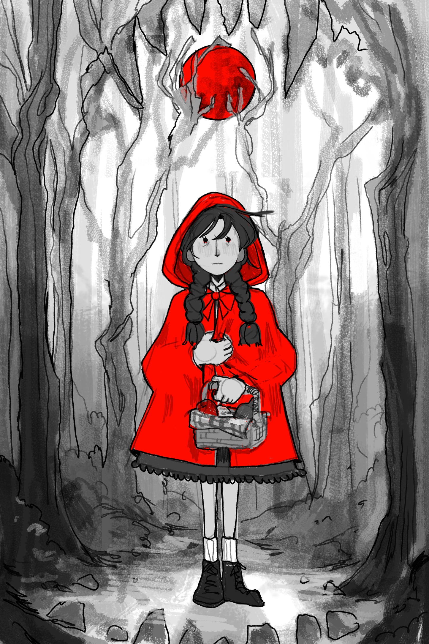 Little Red 8x10 print