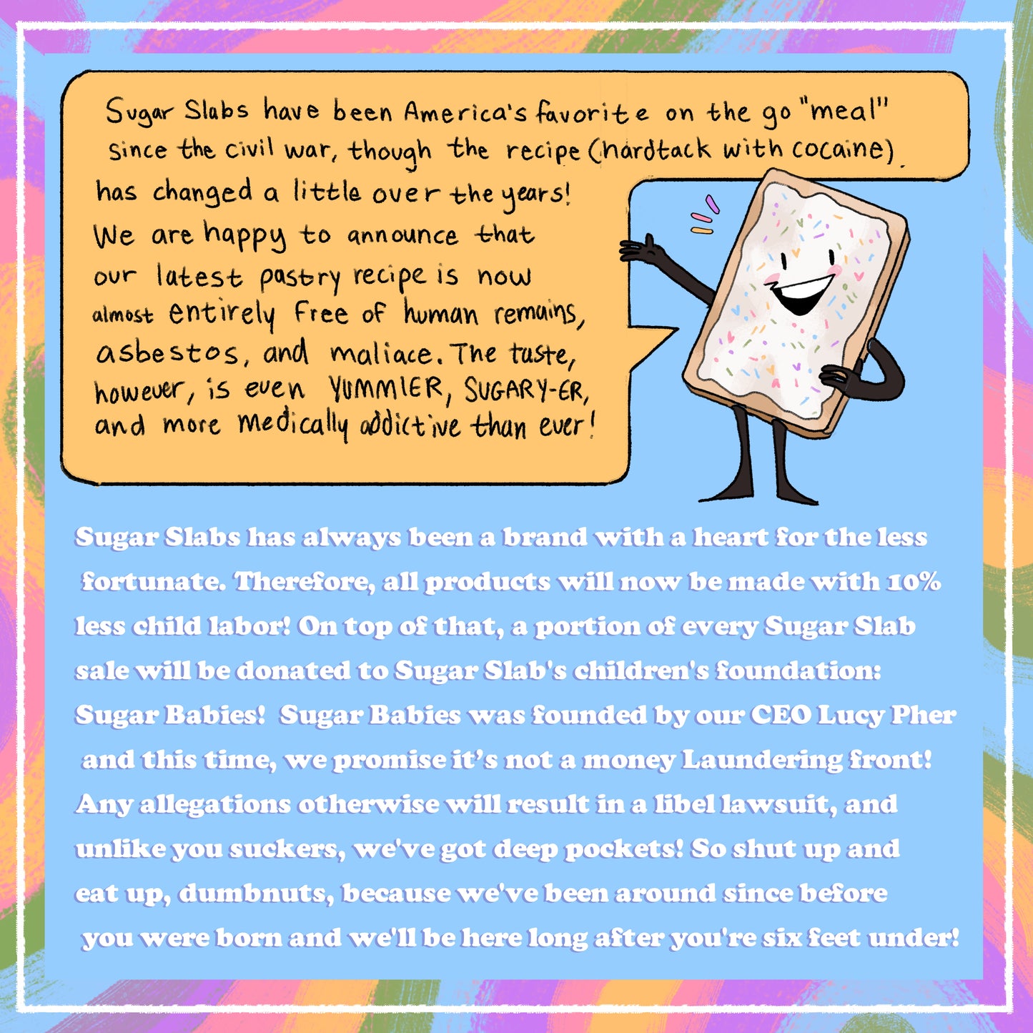 Sugar Slab Sticker