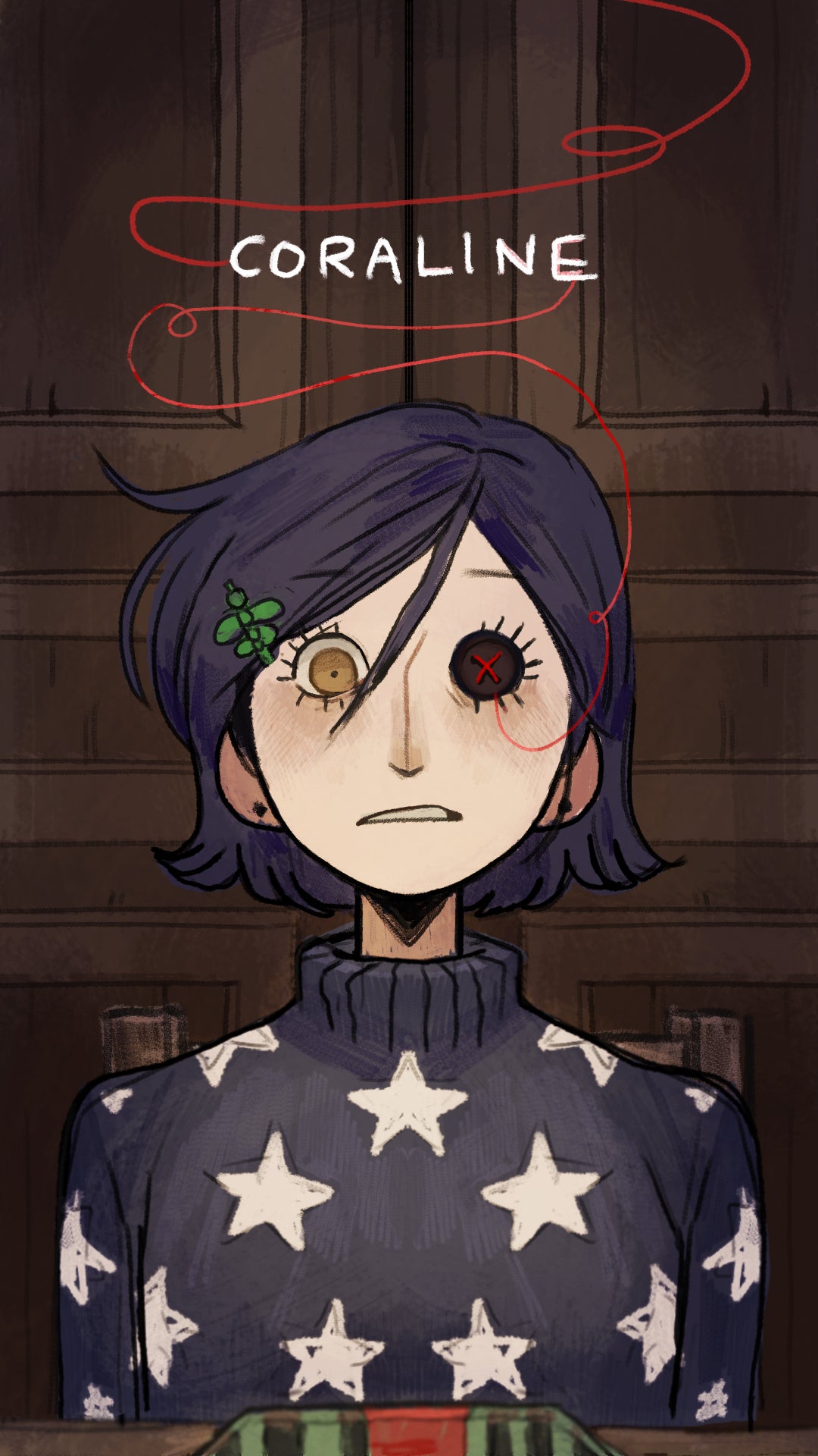 WE SEE YOU, CORALINE 8 x 10 fan art