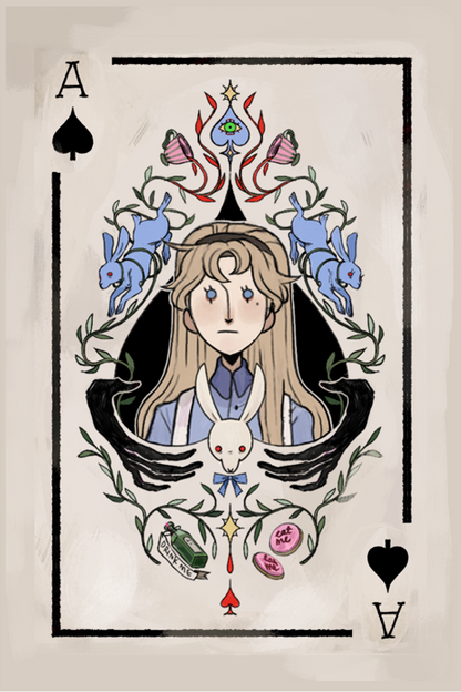 Ace of Spades 5x7 Print