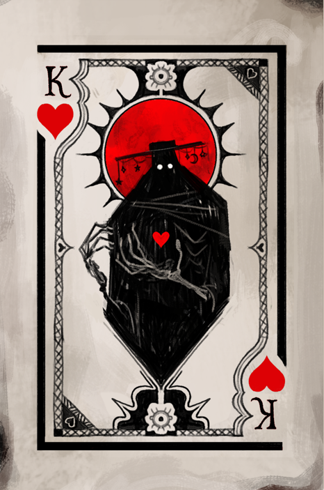 King of Hearts 5x7 Print