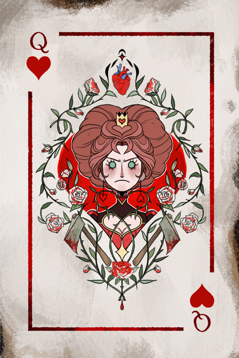 Queen of Hearts 5x7 Print