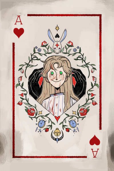 Ace of Hearts 5x7 Print
