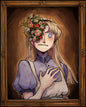 Alice Painted Roses Portrait 8x10 print