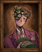 Hatter White Rose Portrait 8x10 print