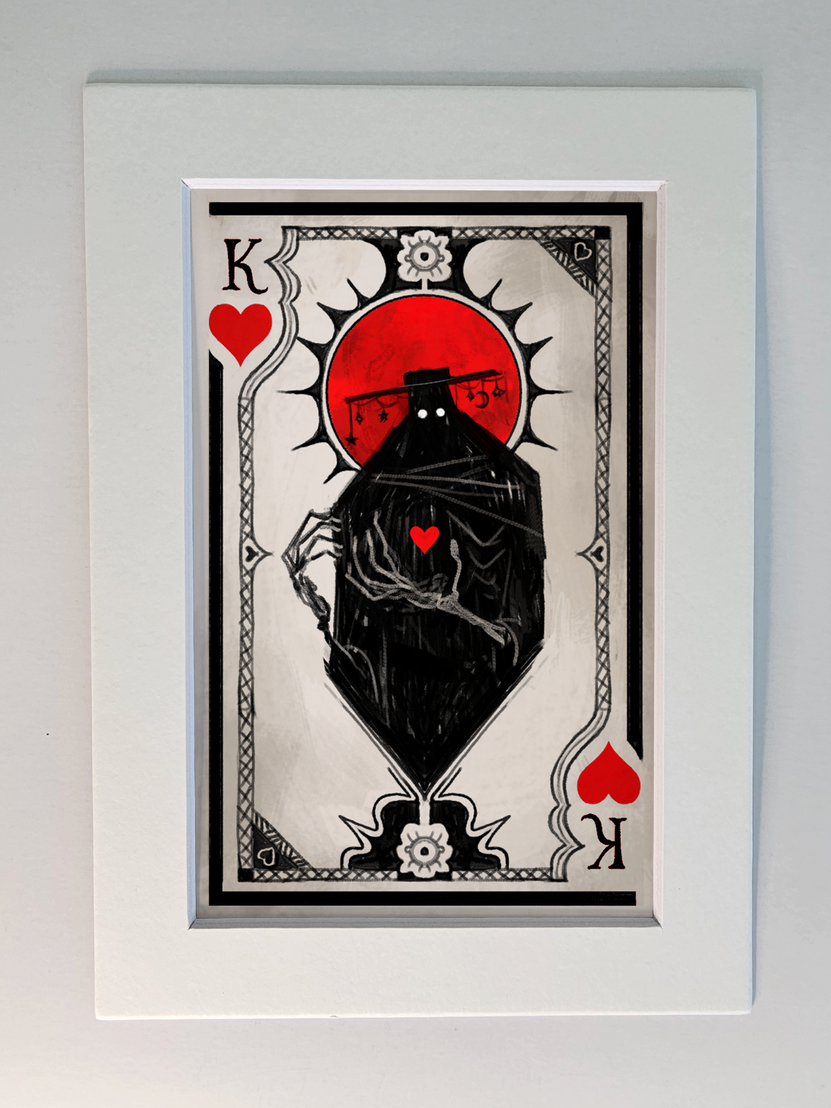King of Hearts 5x7 Print